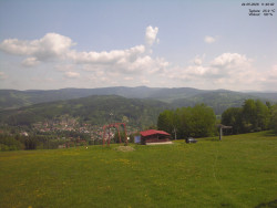 Pohled na Krkonoše