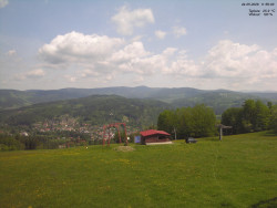 Pohled na Krkonoše