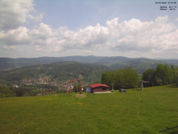 Pohled na Krkonoše