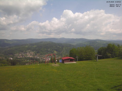 Pohled na Krkonoše