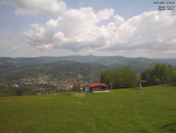 Pohled na Krkonoše