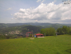 Pohled na Krkonoše