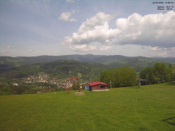 Pohled na Krkonoše