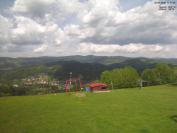 Pohled na Krkonoše