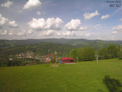 Pohled na Krkonoše