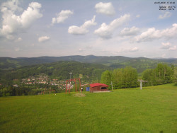 Pohled na Krkonoše
