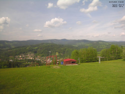 Pohled na Krkonoše