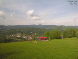Pohled na Krkonoše