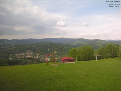 Pohled na Krkonoše