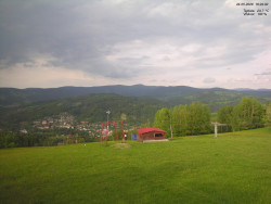 Pohled na Krkonoše