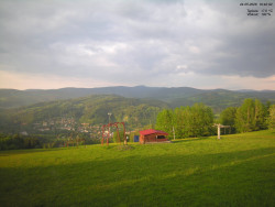 Pohled na Krkonoše
