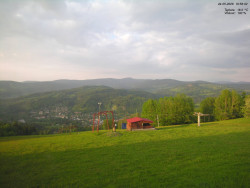 Pohled na Krkonoše