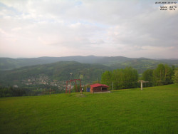 Pohled na Krkonoše