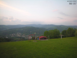 Pohled na Krkonoše