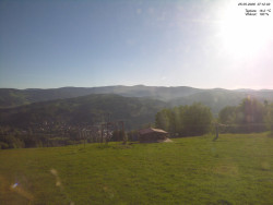 Pohled na Krkonoše