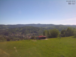 Pohled na Krkonoše