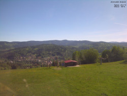 Pohled na Krkonoše