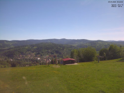 Pohled na Krkonoše