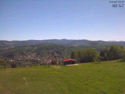 Pohled na Krkonoše