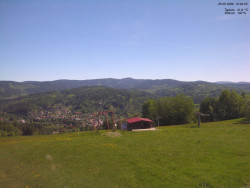 Pohled na Krkonoše