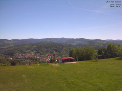 Pohled na Krkonoše