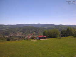 Pohled na Krkonoše