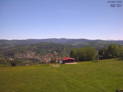 Pohled na Krkonoše