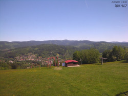 Pohled na Krkonoše