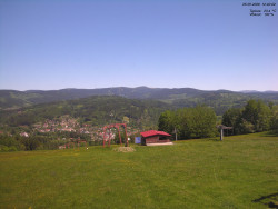 Pohled na Krkonoše