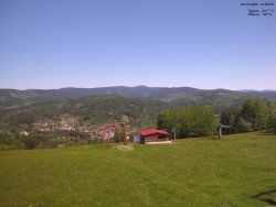 Pohled na Krkonoše