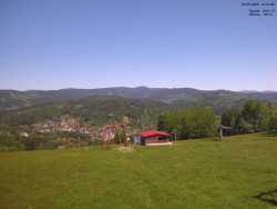 Pohled na Krkonoše