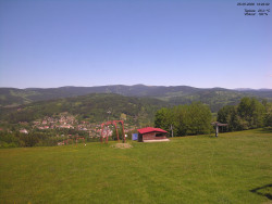 Pohled na Krkonoše