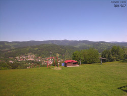 Pohled na Krkonoše