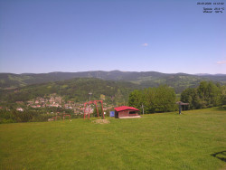 Pohled na Krkonoše