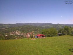 Pohled na Krkonoše