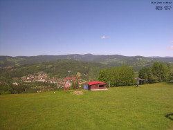 Pohled na Krkonoše