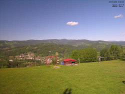 Pohled na Krkonoše