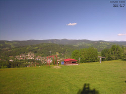 Pohled na Krkonoše