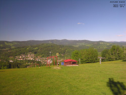 Pohled na Krkonoše