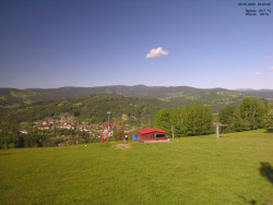 Pohled na Krkonoše