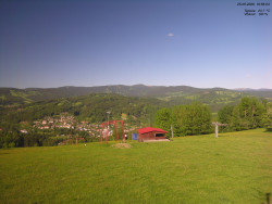 Pohled na Krkonoše