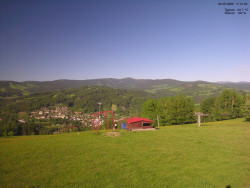 Pohled na Krkonoše