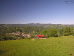 Pohled na Krkonoše