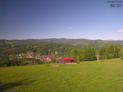Pohled na Krkonoše