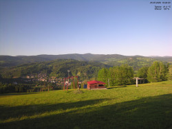 Pohled na Krkonoše