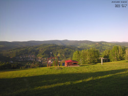 Pohled na Krkonoše