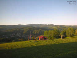 Pohled na Krkonoše