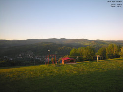 Pohled na Krkonoše