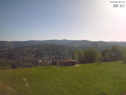 Pohled na Krkonoše