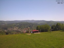 Pohled na Krkonoše